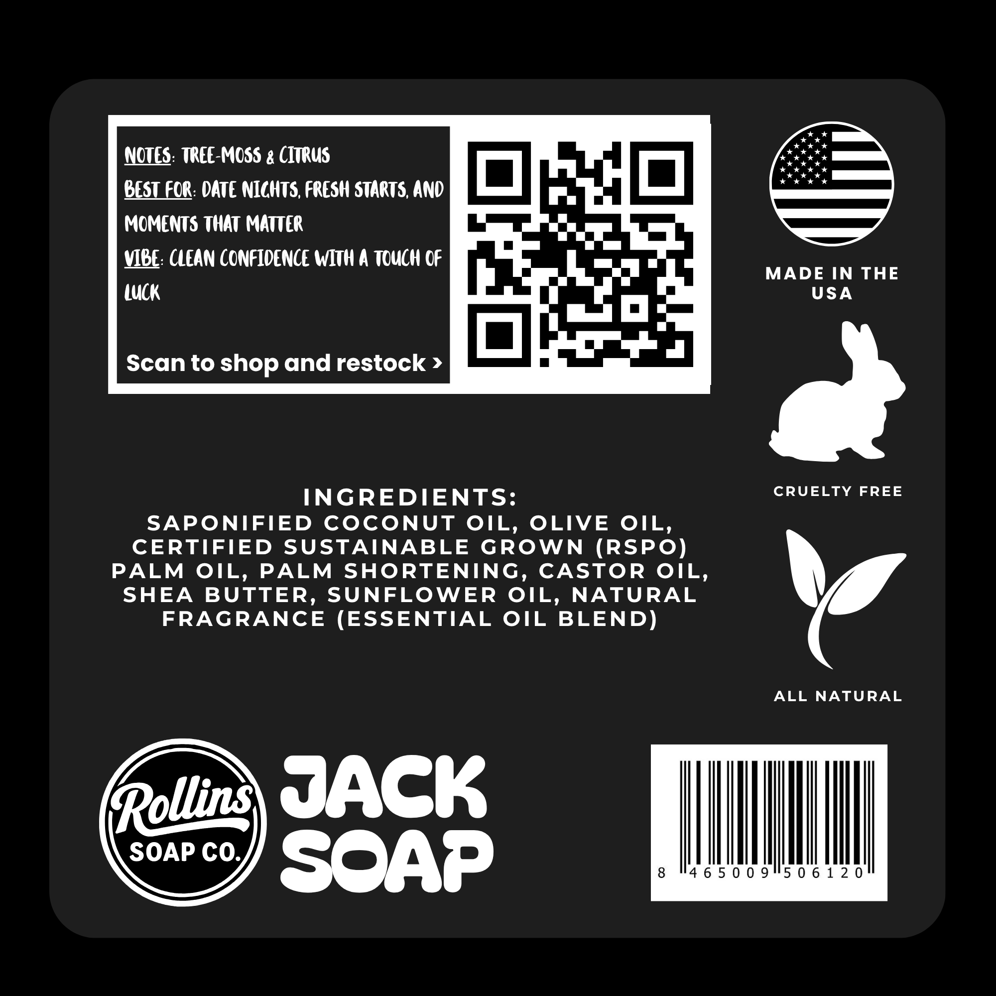 Jack Soap for men by Rollins Soap Co.