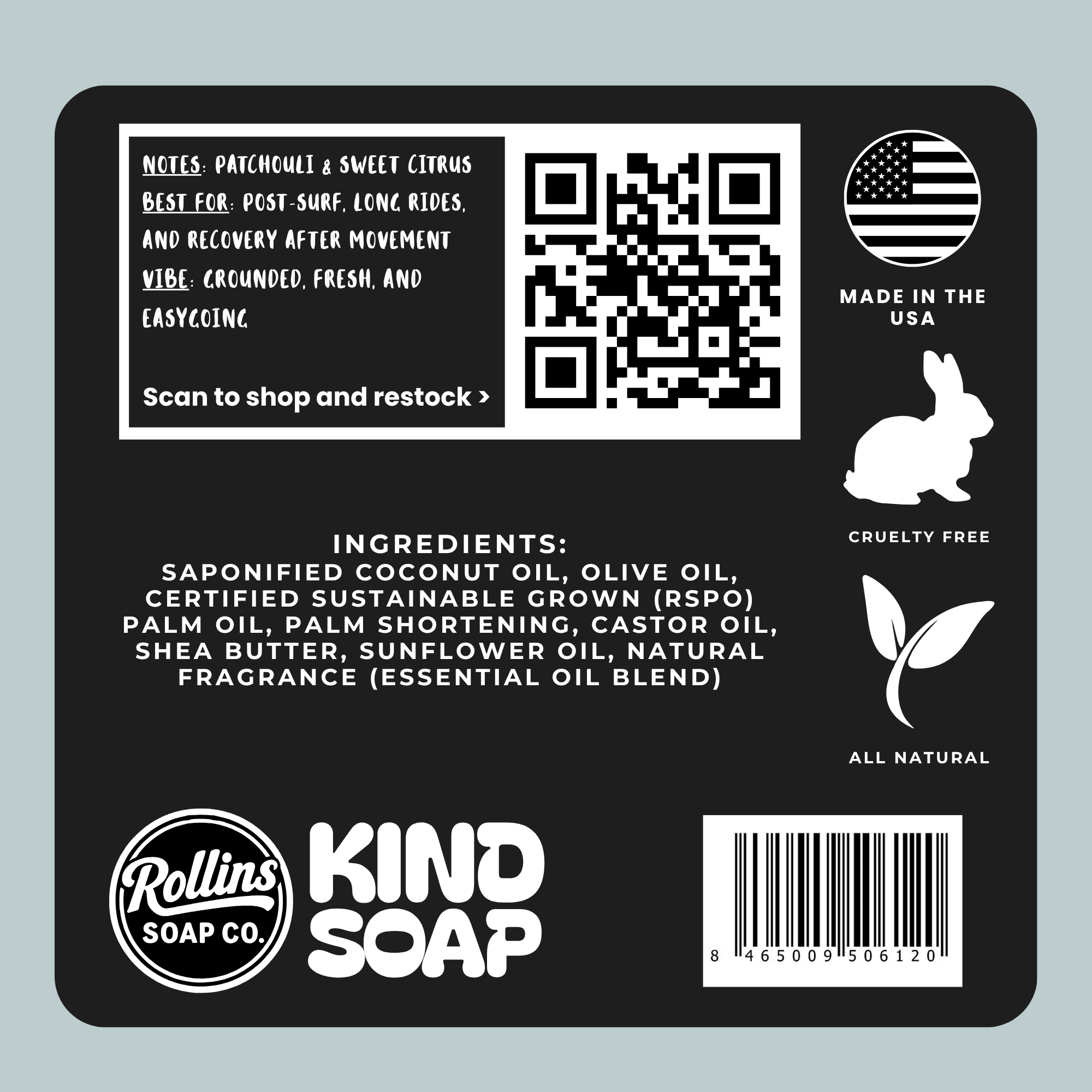 Kind Soap for men by Rollins Soap Co.