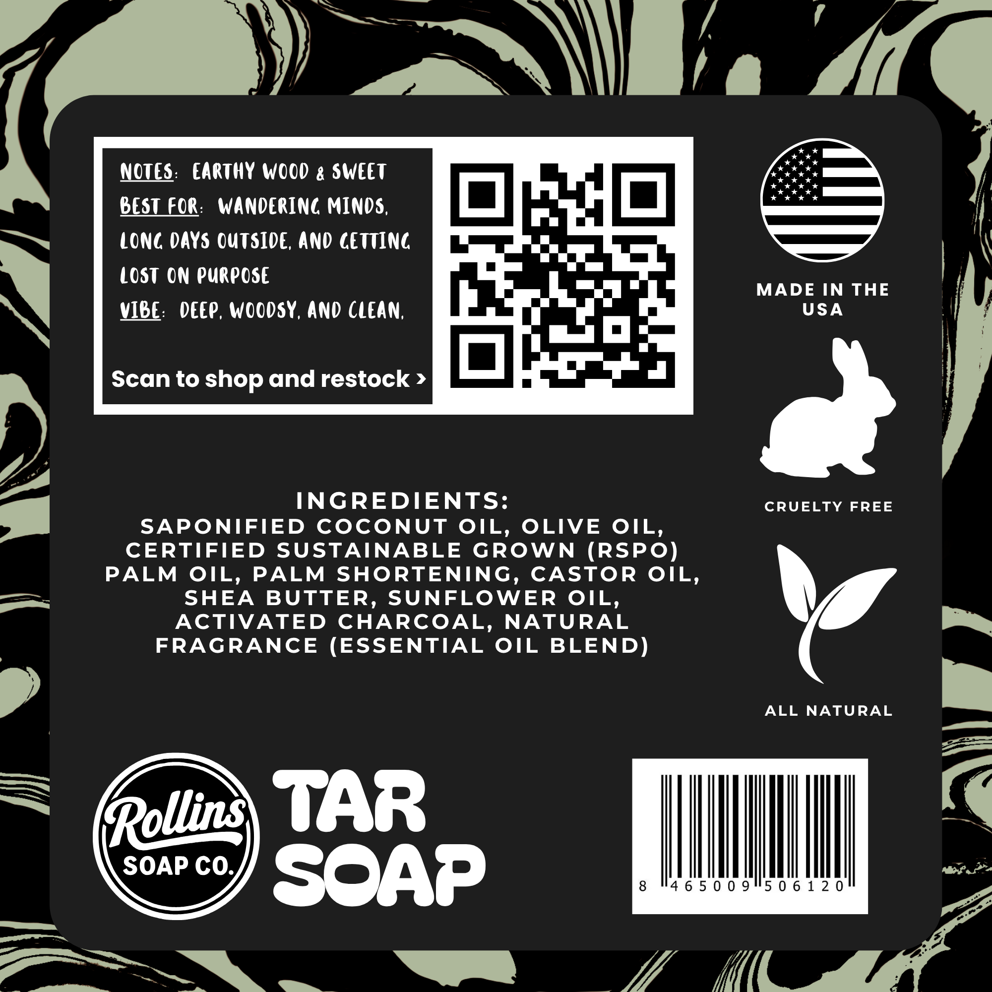 Tar Soap by Rollins Soap Co.