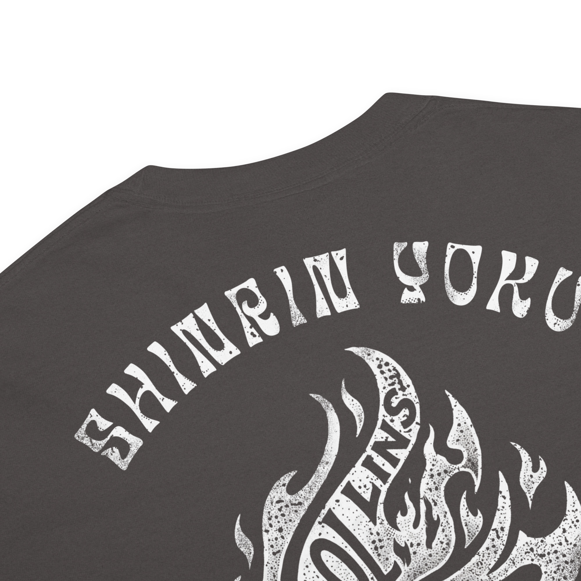 Rollins Soap Co. Mens charcoal graphic T-shirt "Campfire Society Tee"